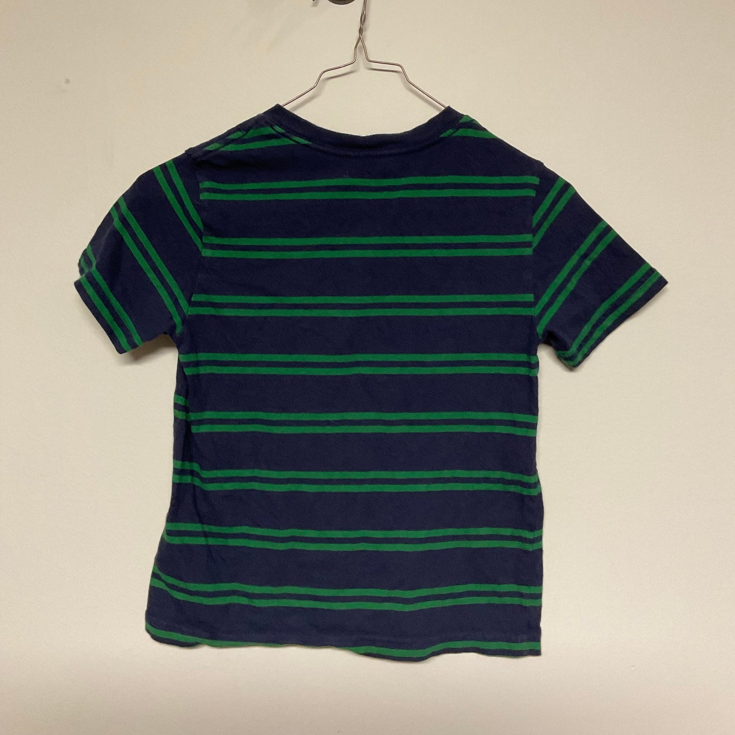 Green/navy polo T-shirt