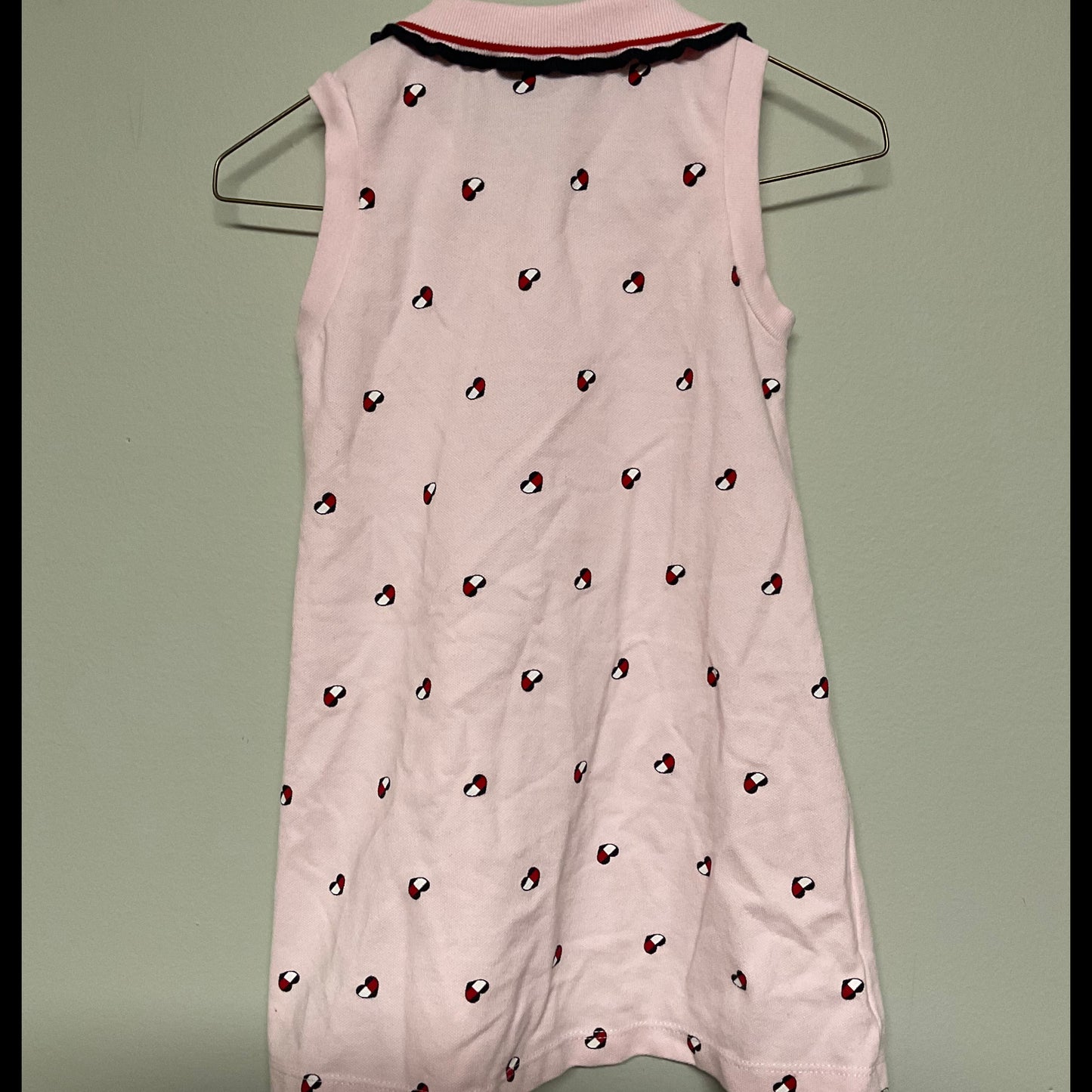 Pink Tommy Hilfiger hearts collared dress