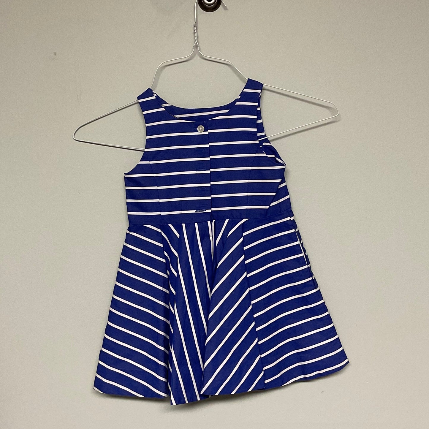 Blue/White Striped Polo Dress