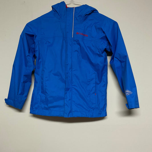 Blue/red Columbia windbreaker