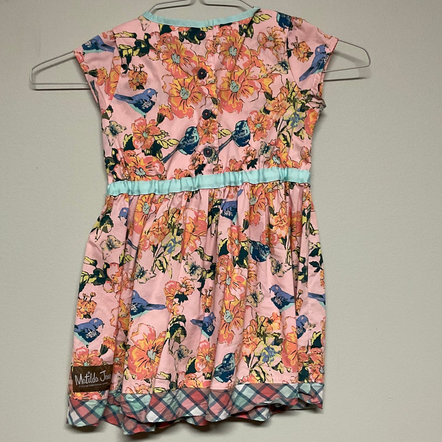 Matilda Jane Pink dress w/ birds
