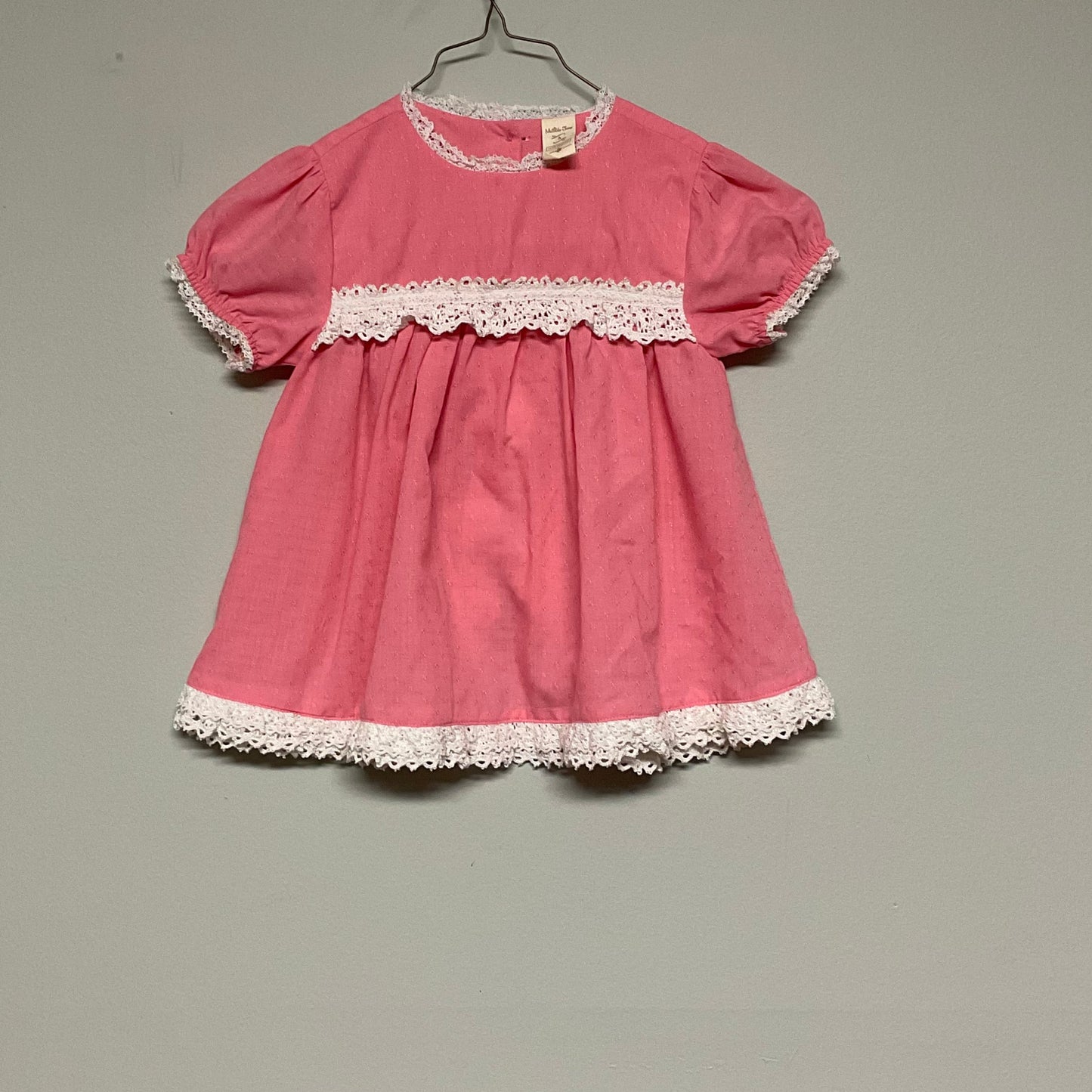 Matilda Jane pink top w/ lace accents