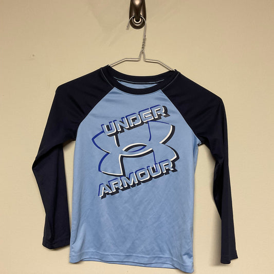 Long sleeved (lightweight) Under Armour blue shirt