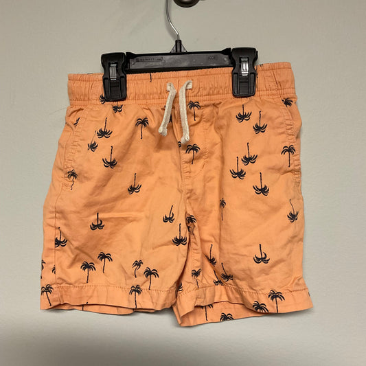 Old Navy relaxed fit shorts - orange palm trees
