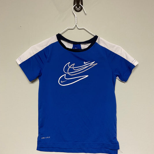 Nike Dri-Fit shirt blue/white
