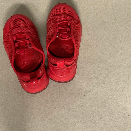 Red Nike shoes