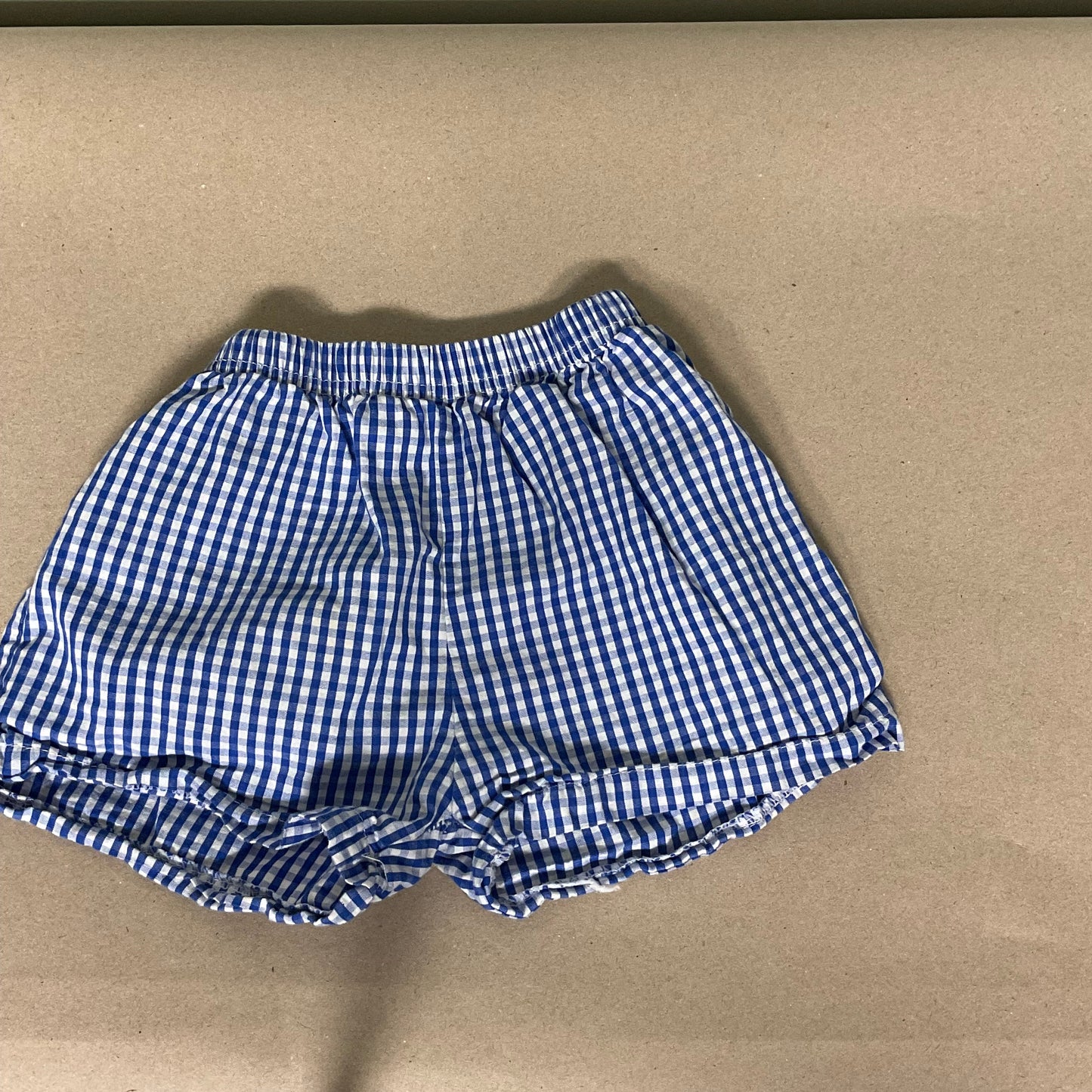 Shorts bundle - Navy/white gingham, red/white gingham
