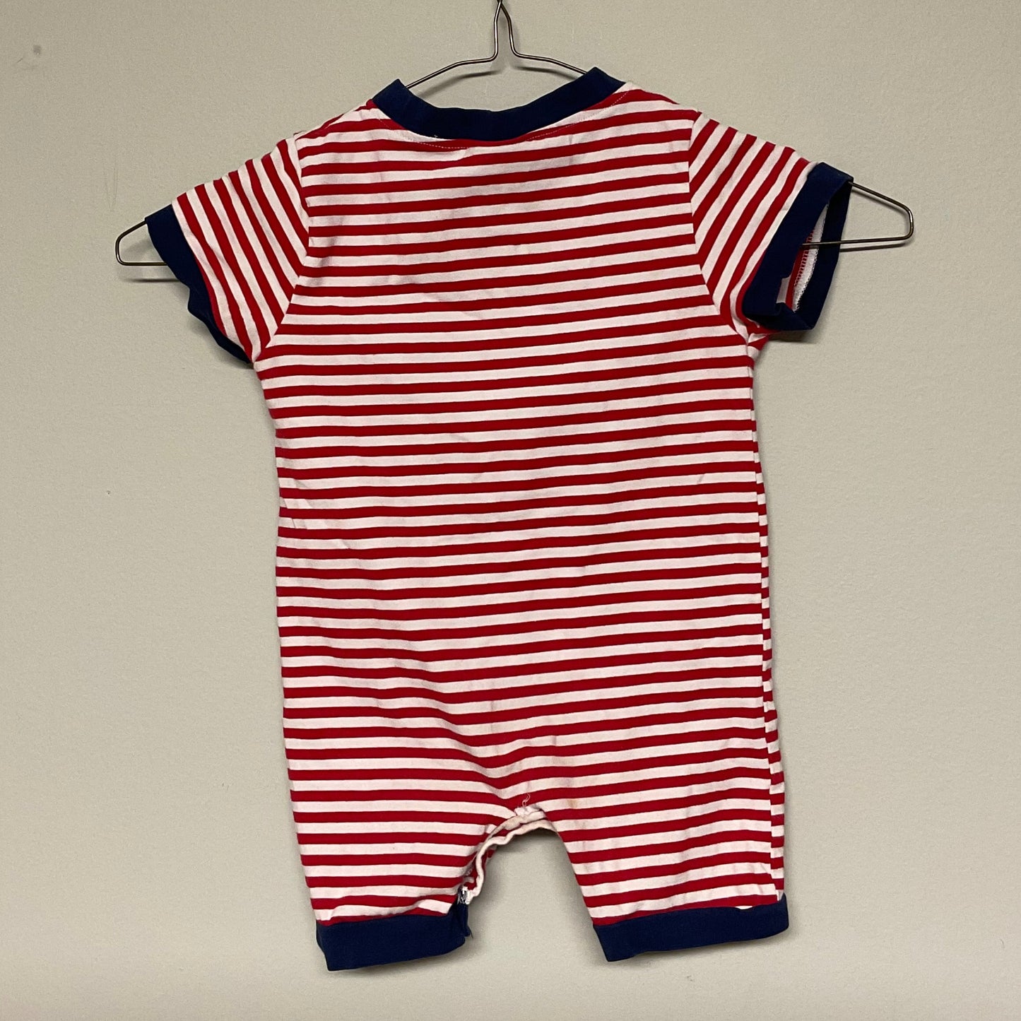 Smock it like it’s hot red/white/blue dogs shortie