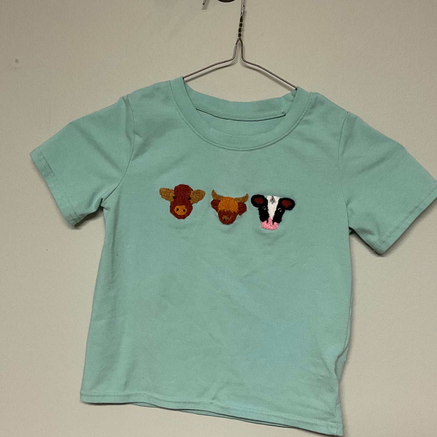 Abby + Evie cow shirt only