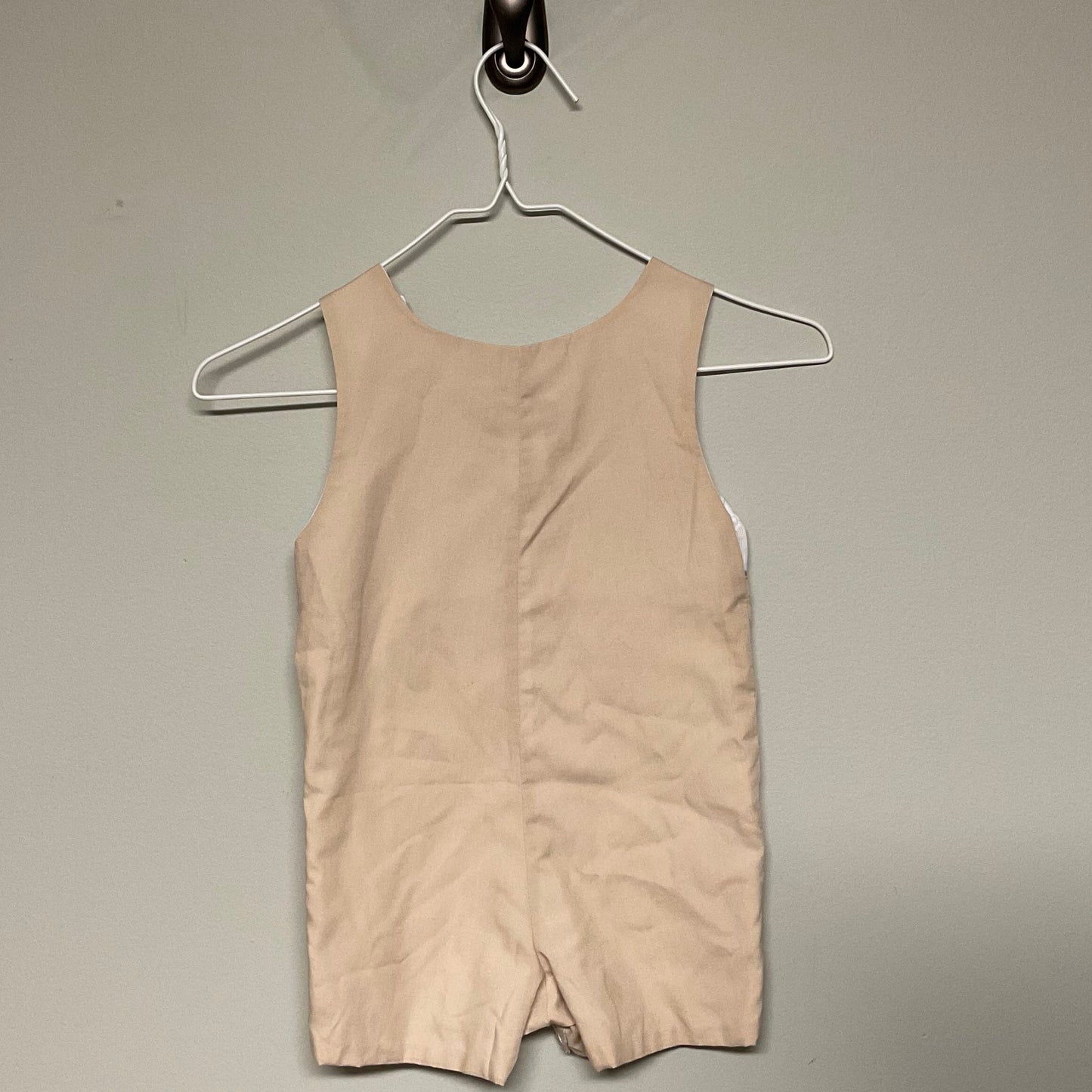 Tan/blue smocked cross Jonjon