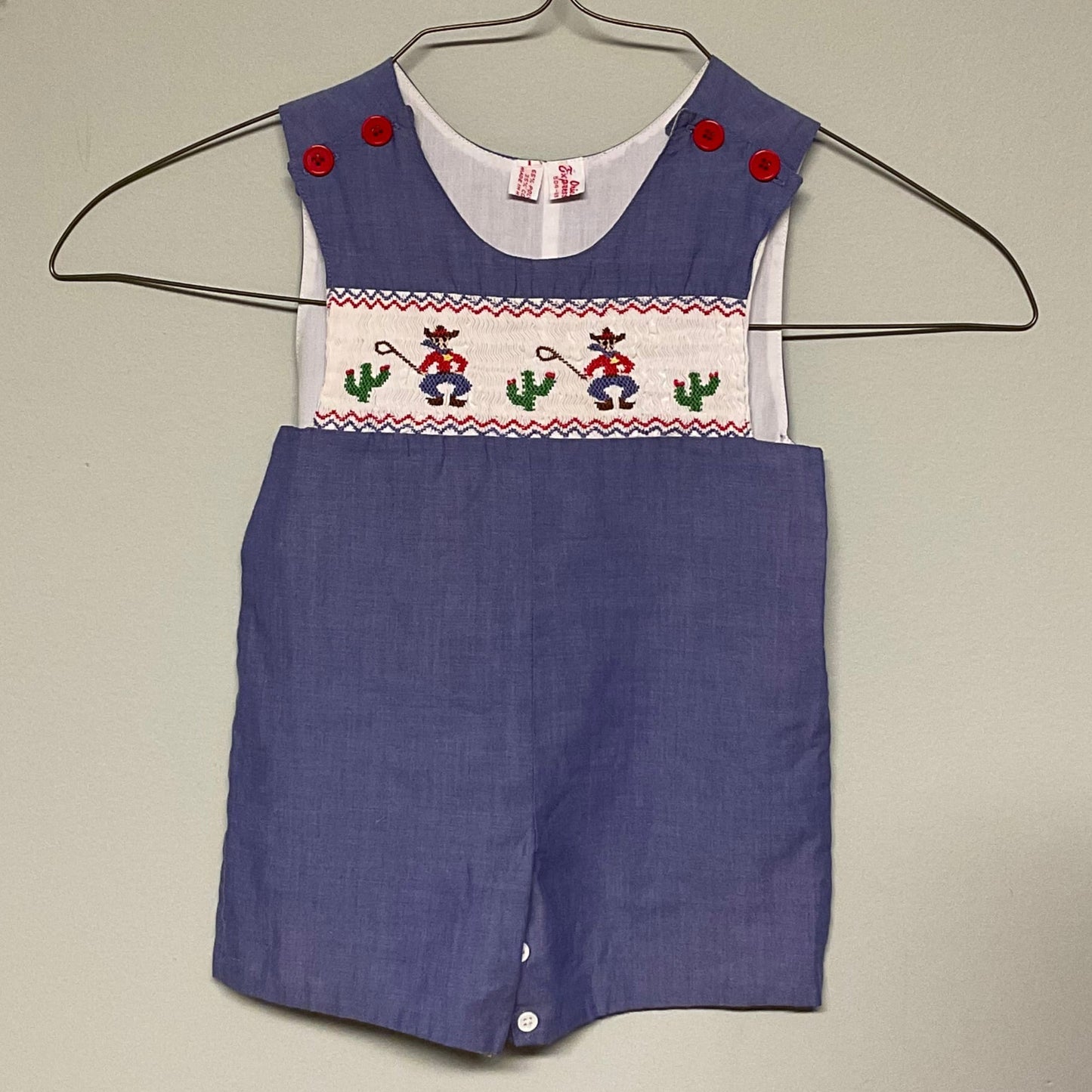 Cowboy smocked Jonjon