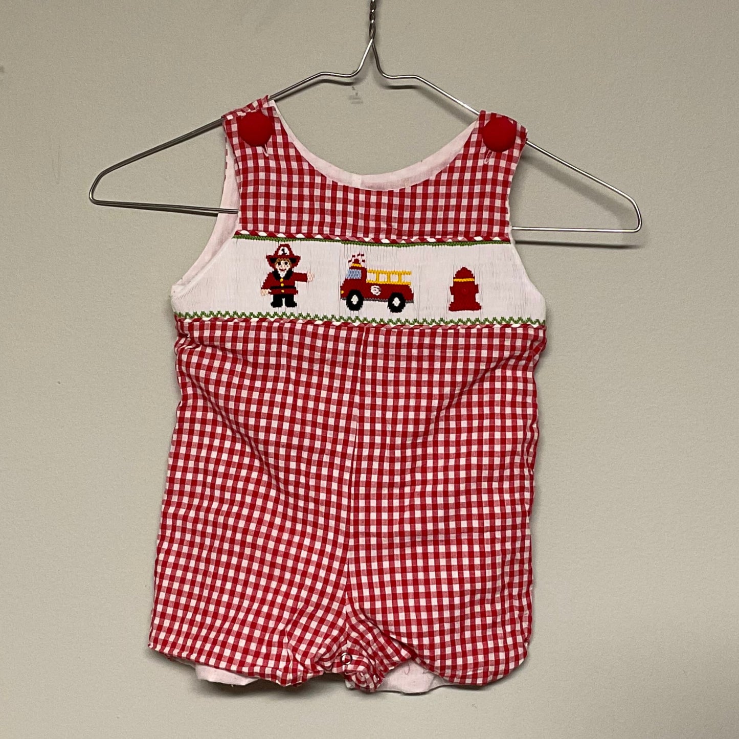 Fireman smocked Jonjon