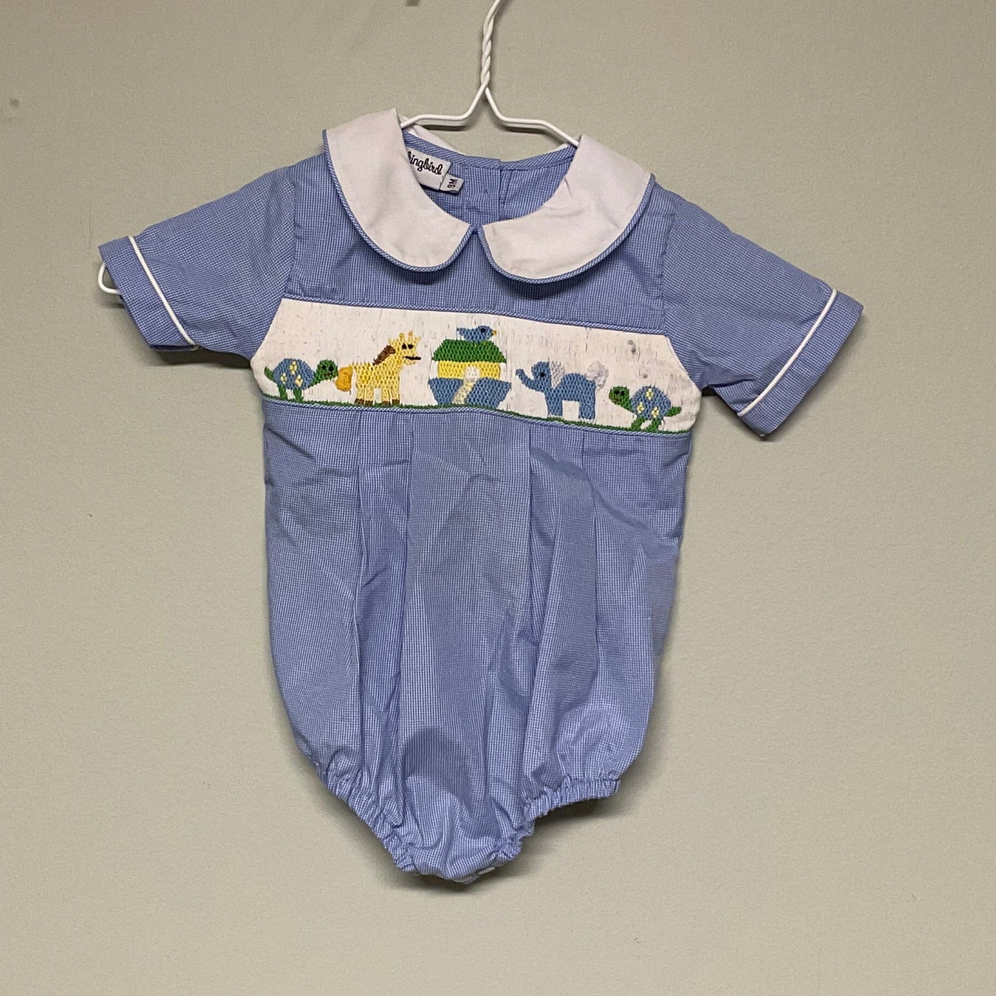 Noah's Ark smocked bubble
