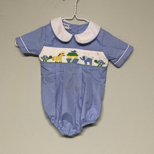 Noah's Ark smocked bubble