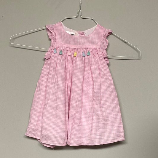 Mia &mimi pink tassel dress