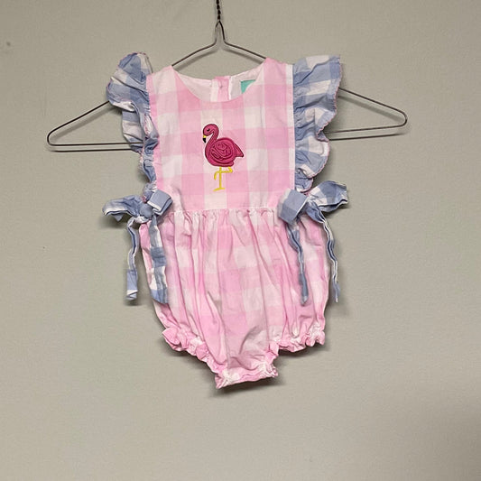 Smocked flamingo flamingo bubble