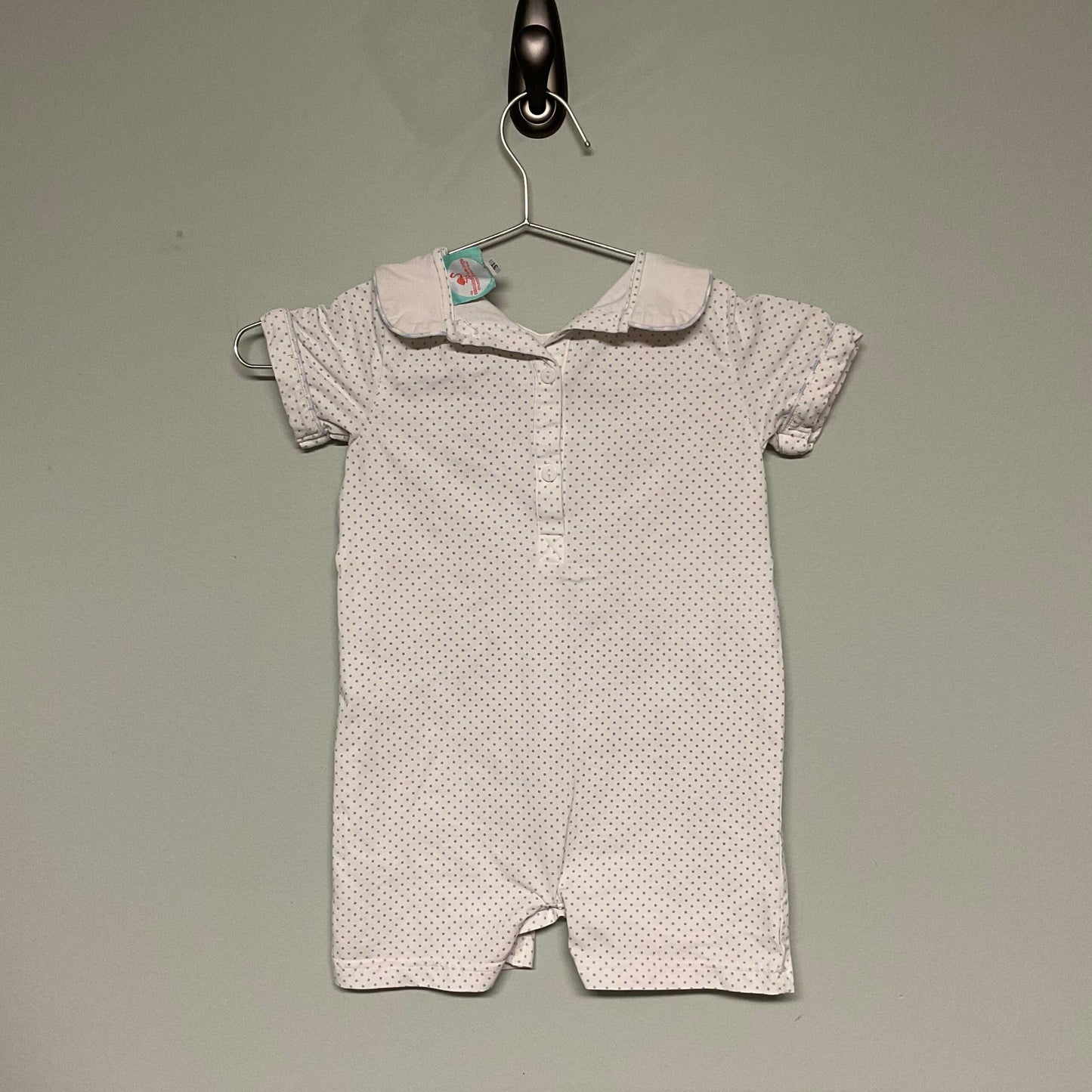 Smocked Flamingo/Ice Cream Dot Shortie