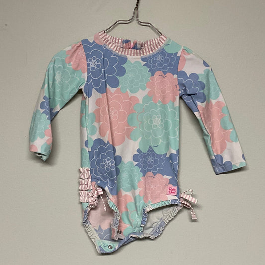 Ruffle Butts Floral Bathing Suit