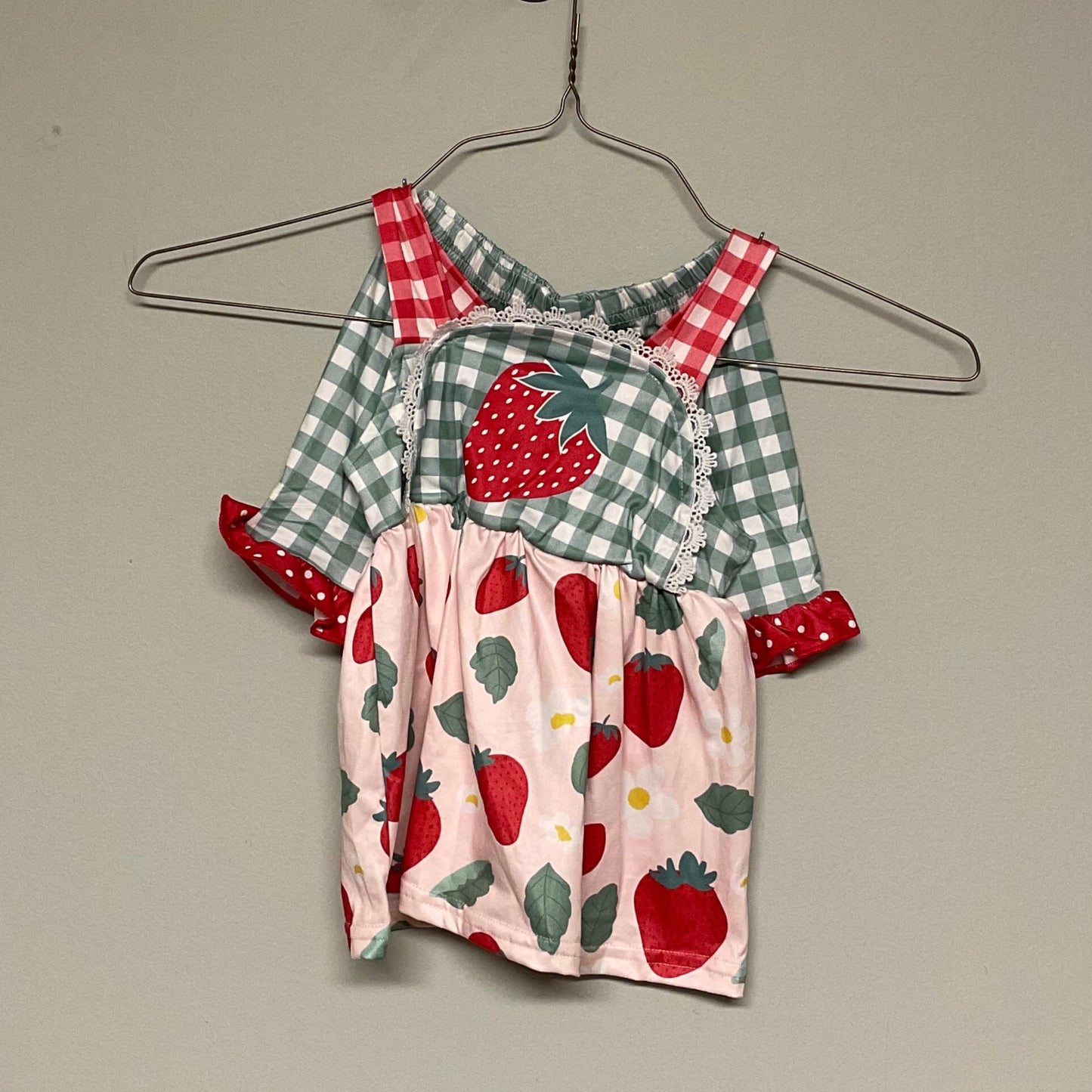 NWT Strawberry set top + bottoms