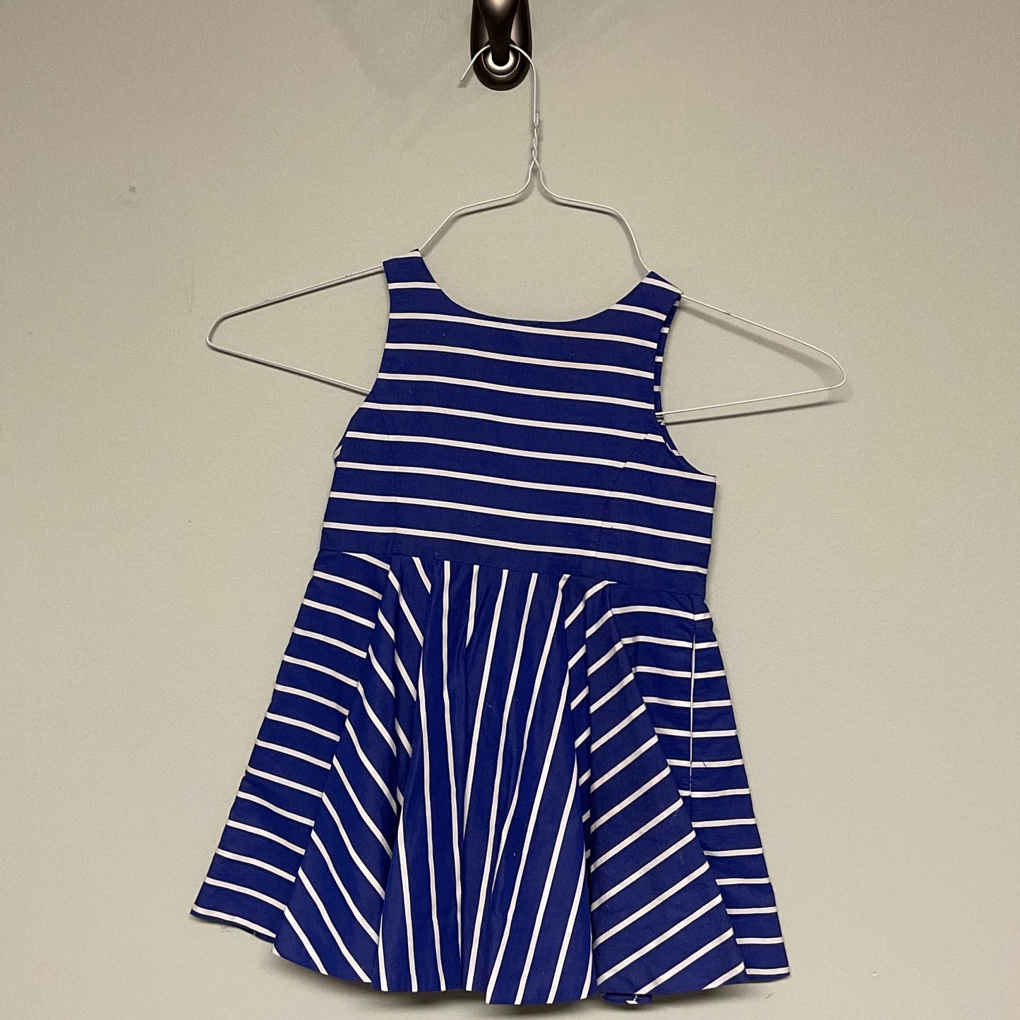 Blue/White Striped Polo Dress