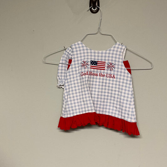 Smocked Taters- USA 2pc set