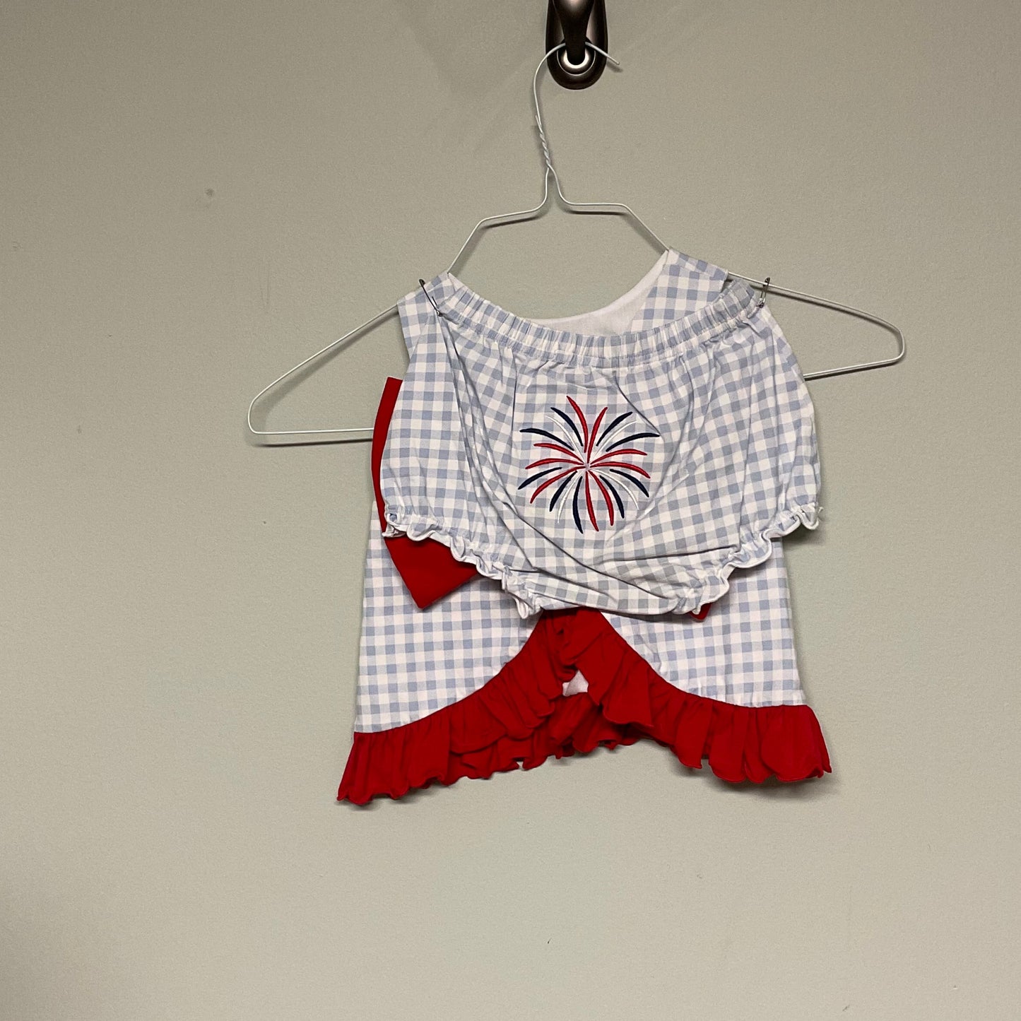 Smocked Taters- USA 2pc set