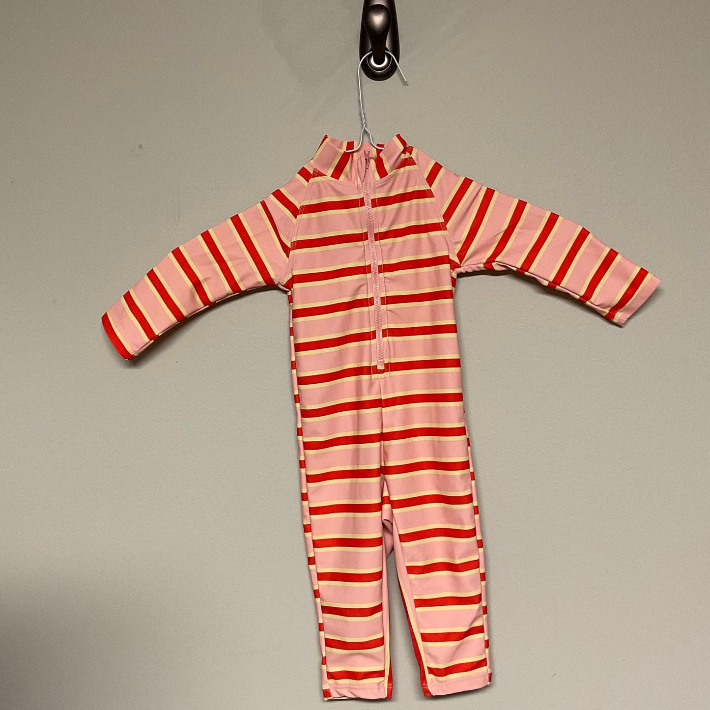 NWT Kortni Jeane swim rashguard - pink/orange