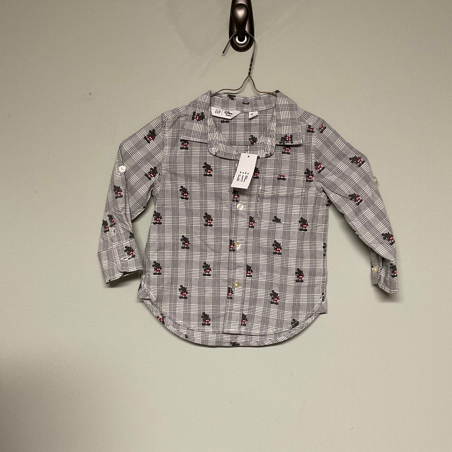 Gap Mickey button down shirt