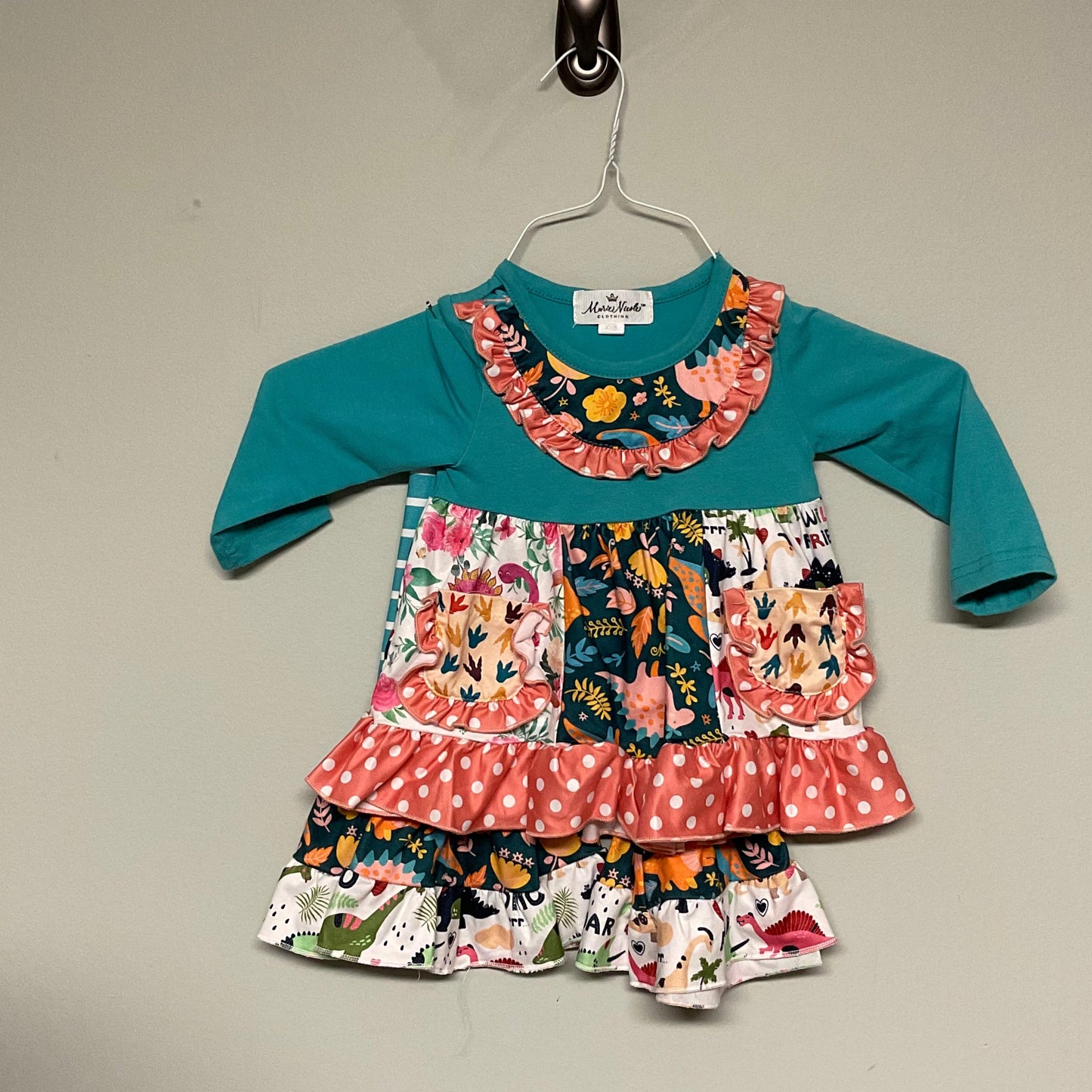 Teal Dino Set (Marie Nicole)